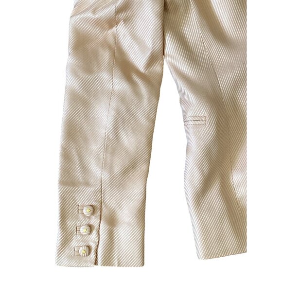 Gianni Versace Couture Silk Blazer Peach Sz 38 Made in Italy Vintage 90s - Picture 16 of 16